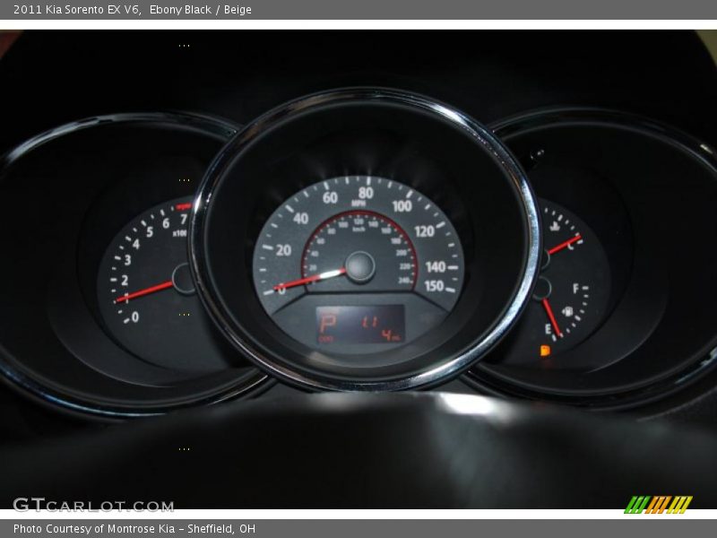 Ebony Black / Beige 2011 Kia Sorento EX V6