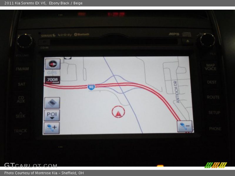 Ebony Black / Beige 2011 Kia Sorento EX V6