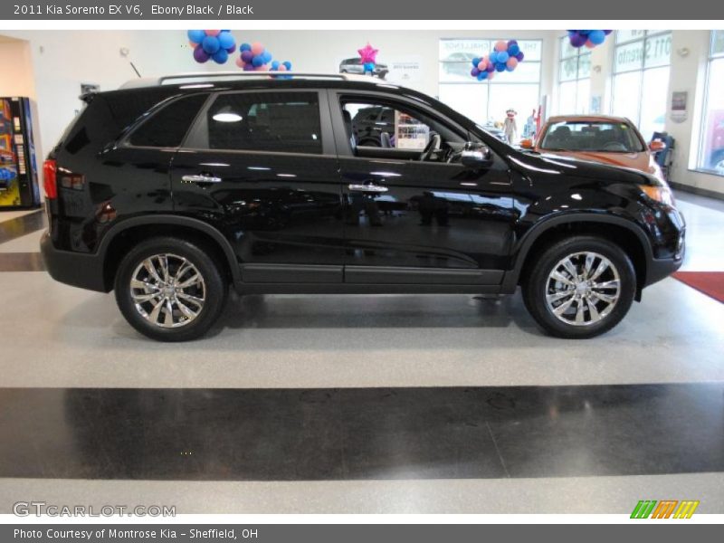 Ebony Black / Black 2011 Kia Sorento EX V6