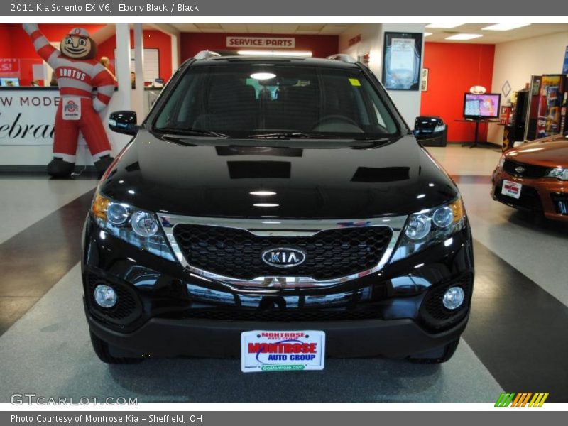 Ebony Black / Black 2011 Kia Sorento EX V6