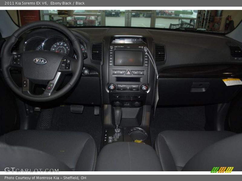 Ebony Black / Black 2011 Kia Sorento EX V6
