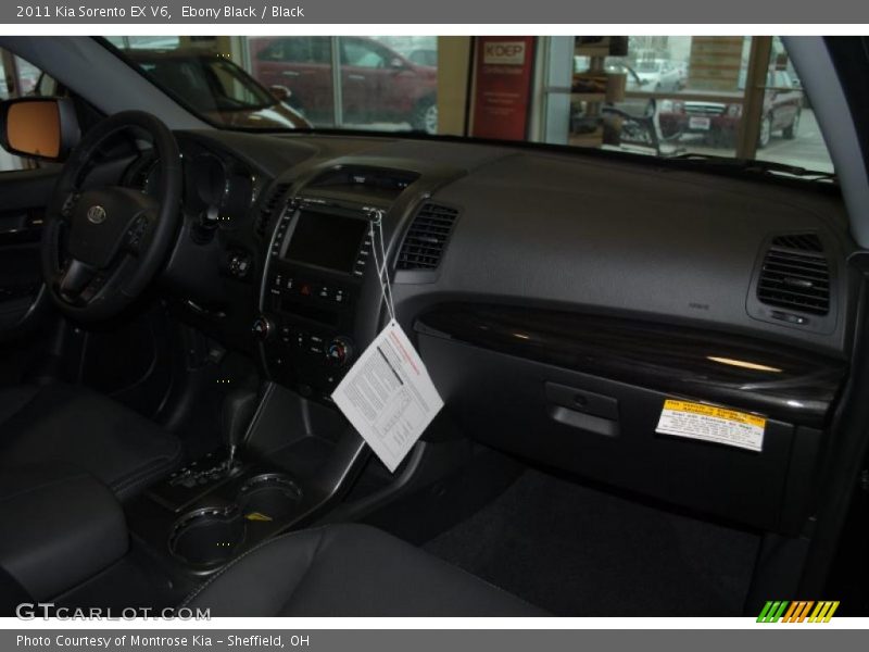 Ebony Black / Black 2011 Kia Sorento EX V6