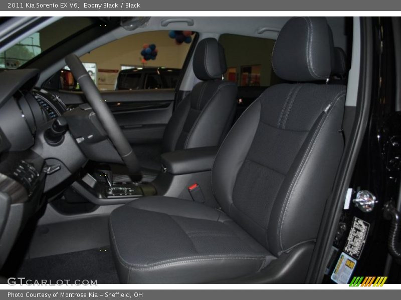 Ebony Black / Black 2011 Kia Sorento EX V6