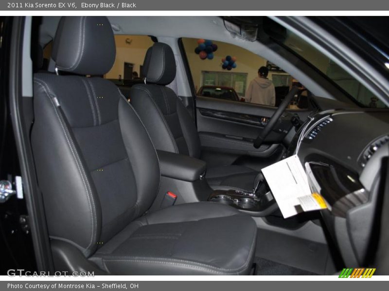 Ebony Black / Black 2011 Kia Sorento EX V6