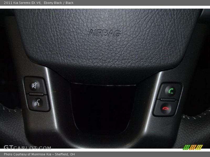 Ebony Black / Black 2011 Kia Sorento EX V6