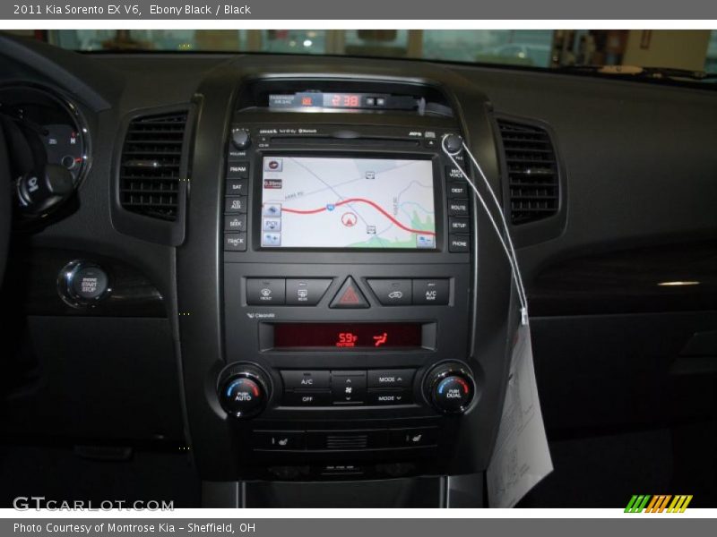 Ebony Black / Black 2011 Kia Sorento EX V6