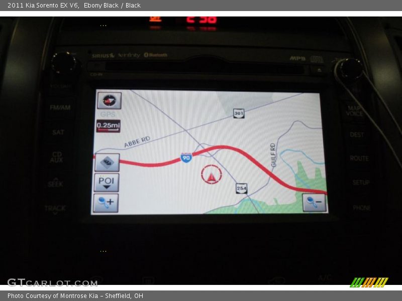 Ebony Black / Black 2011 Kia Sorento EX V6