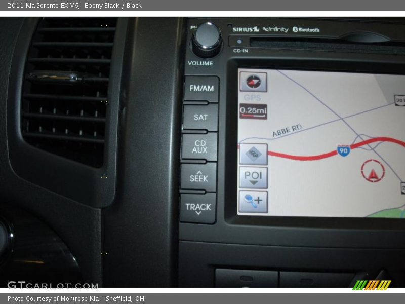 Ebony Black / Black 2011 Kia Sorento EX V6