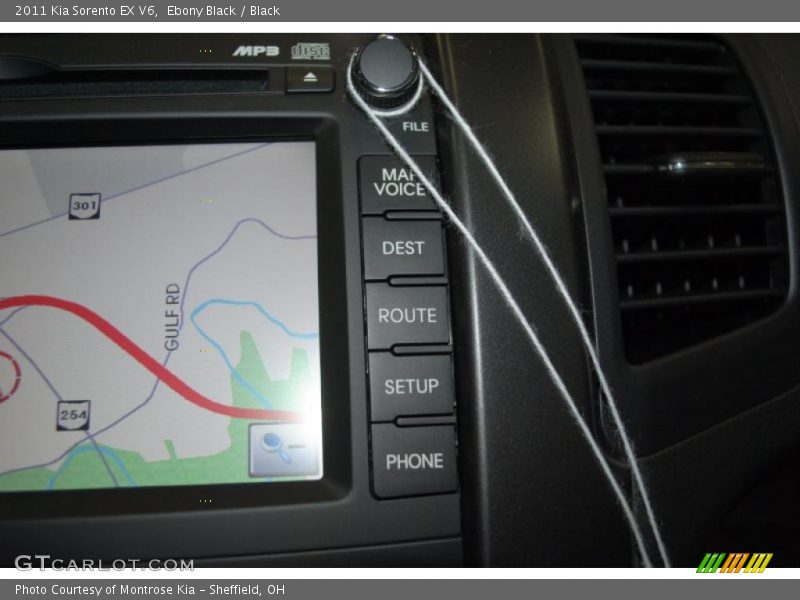 Ebony Black / Black 2011 Kia Sorento EX V6