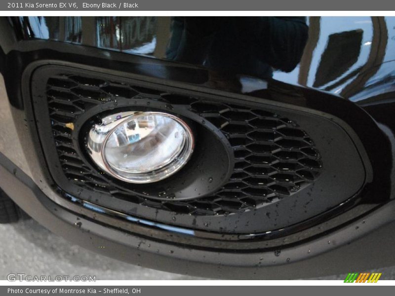 Ebony Black / Black 2011 Kia Sorento EX V6