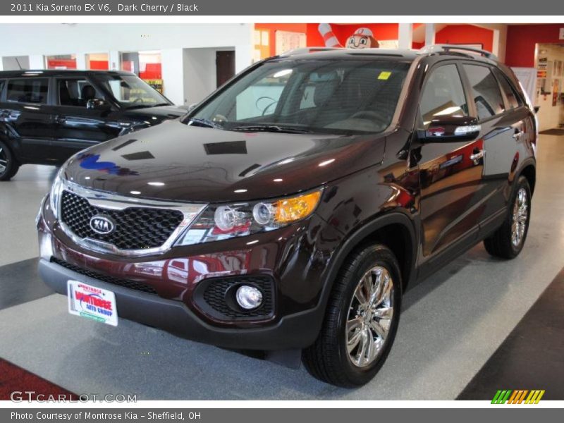Dark Cherry / Black 2011 Kia Sorento EX V6