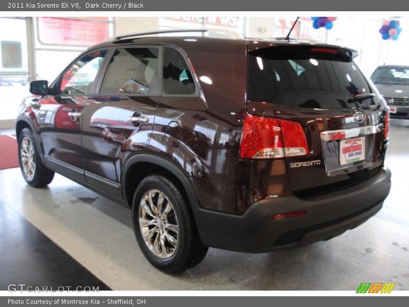Dark Cherry / Black 2011 Kia Sorento EX V6