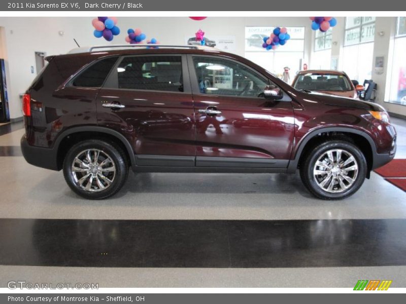 Dark Cherry / Black 2011 Kia Sorento EX V6