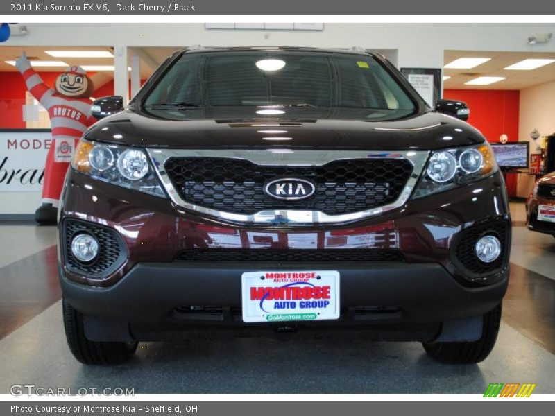 Dark Cherry / Black 2011 Kia Sorento EX V6