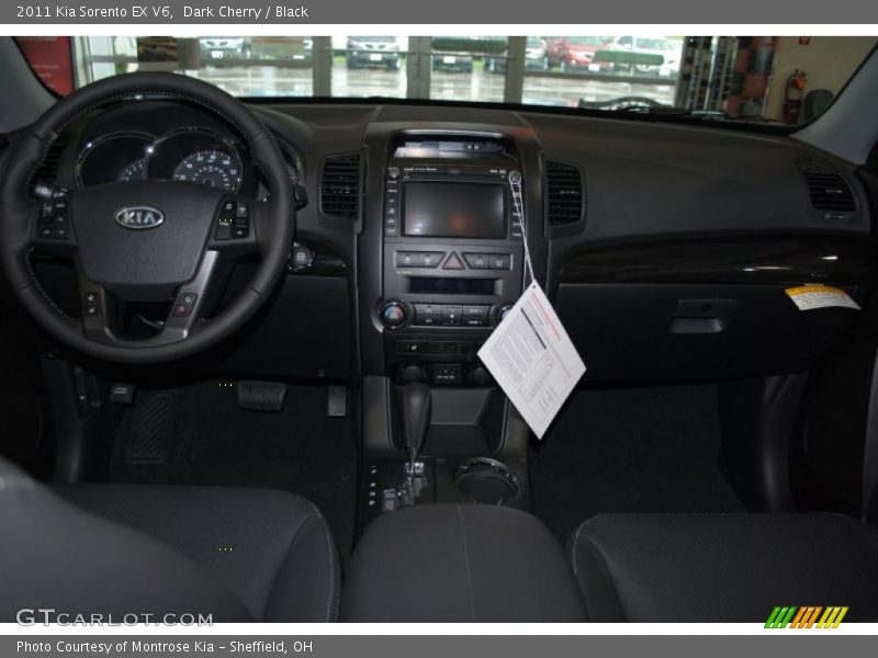 Dark Cherry / Black 2011 Kia Sorento EX V6