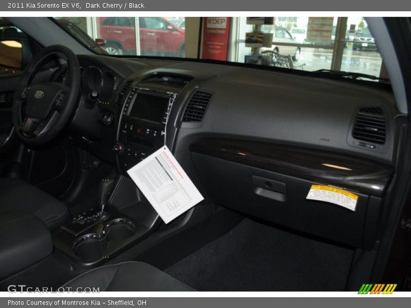 Dark Cherry / Black 2011 Kia Sorento EX V6