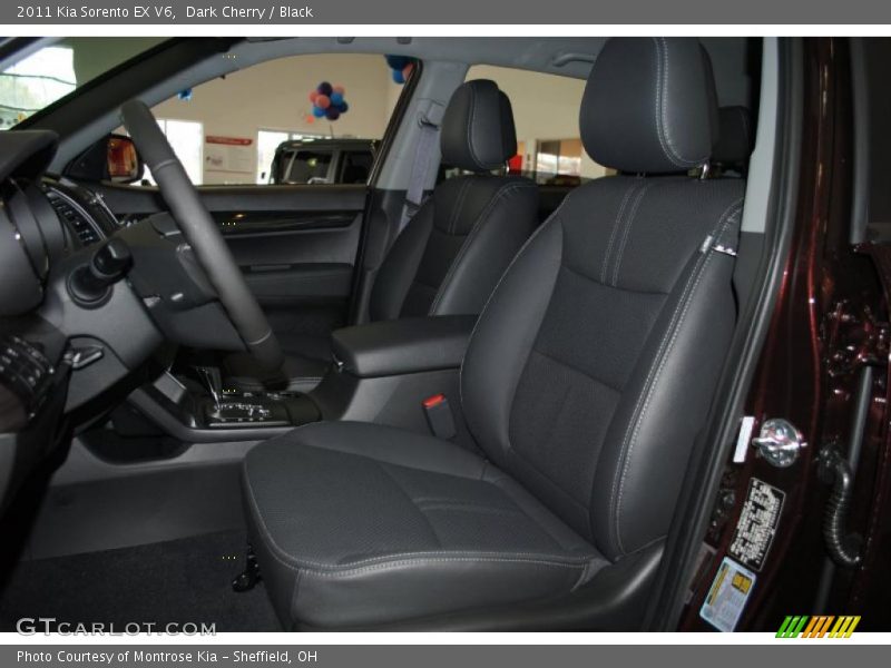 Dark Cherry / Black 2011 Kia Sorento EX V6