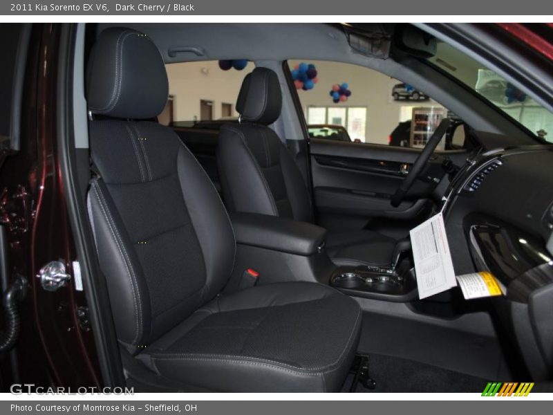 Dark Cherry / Black 2011 Kia Sorento EX V6