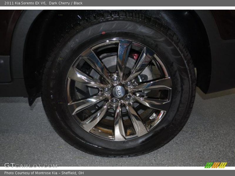 Dark Cherry / Black 2011 Kia Sorento EX V6
