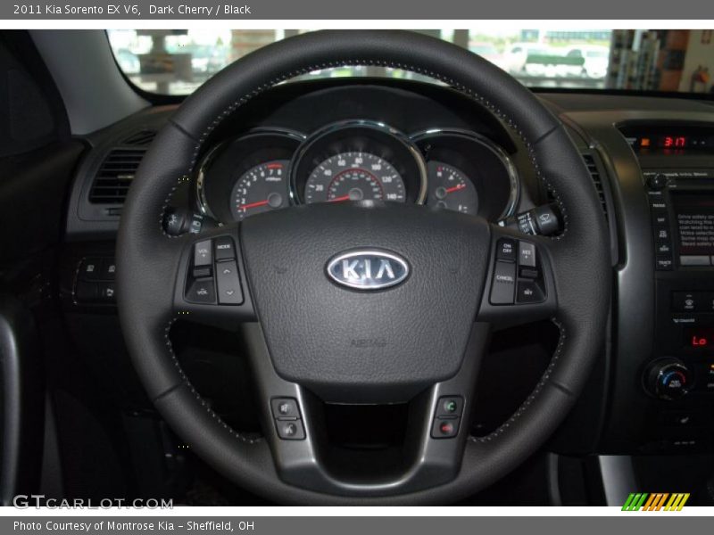Dark Cherry / Black 2011 Kia Sorento EX V6