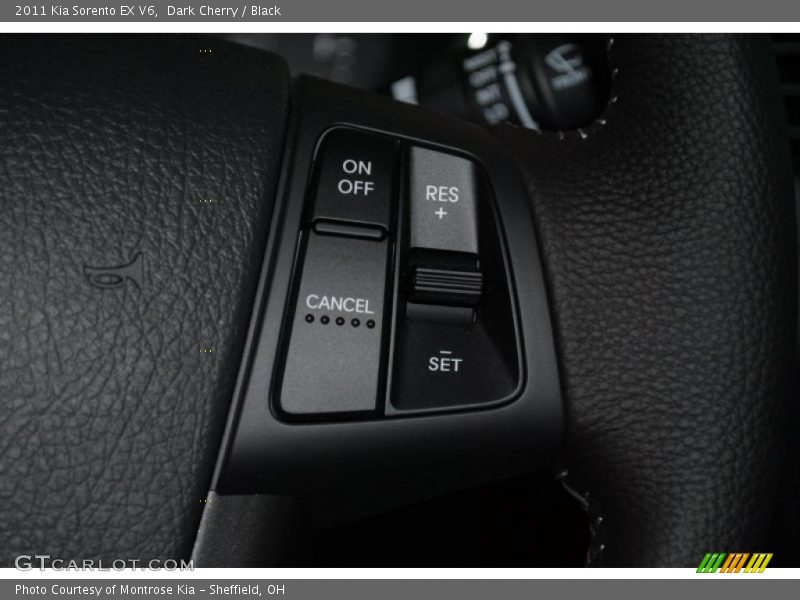 Dark Cherry / Black 2011 Kia Sorento EX V6