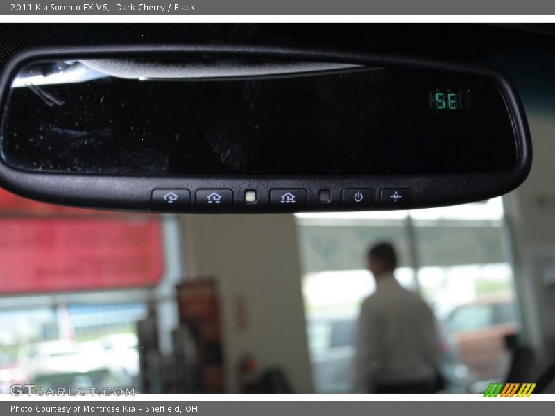 Dark Cherry / Black 2011 Kia Sorento EX V6