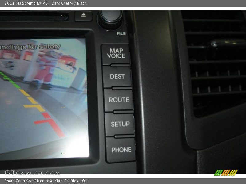 Dark Cherry / Black 2011 Kia Sorento EX V6