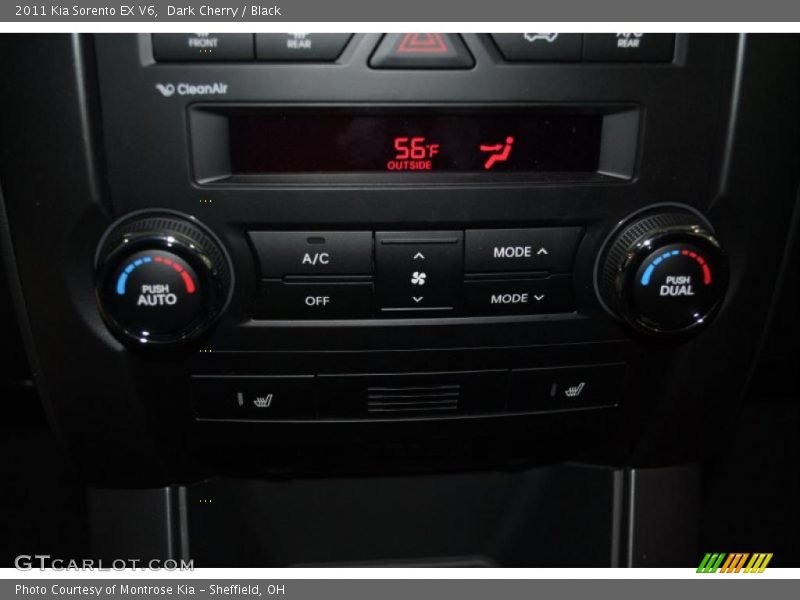 Dark Cherry / Black 2011 Kia Sorento EX V6