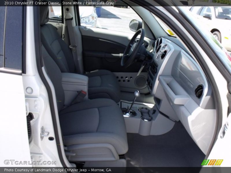 Stone White / Pastel Slate Gray 2010 Chrysler PT Cruiser Classic