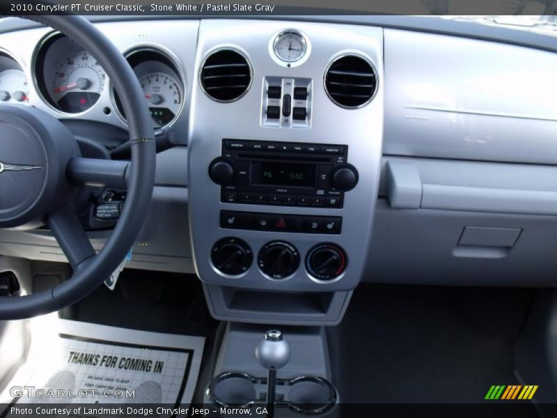 Stone White / Pastel Slate Gray 2010 Chrysler PT Cruiser Classic