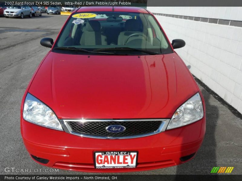 Infra-Red / Dark Pebble/Light Pebble 2007 Ford Focus ZX4 SES Sedan