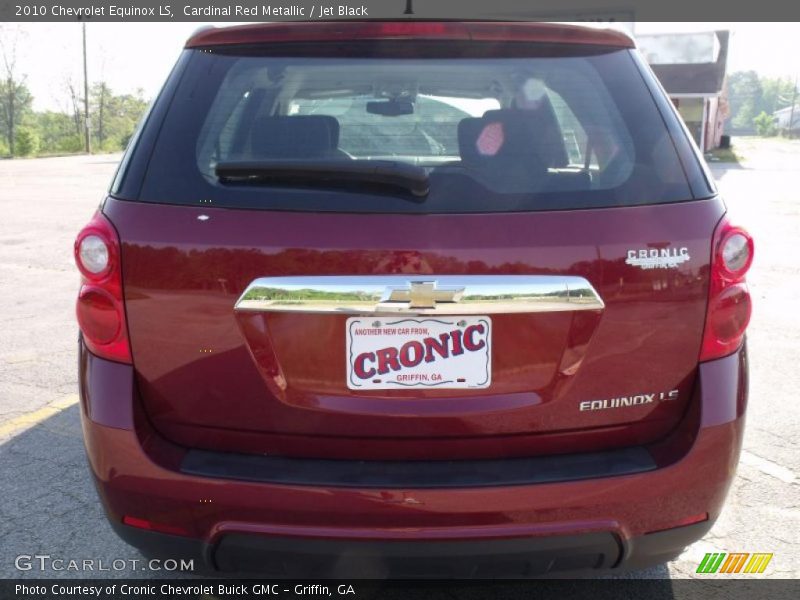 Cardinal Red Metallic / Jet Black 2010 Chevrolet Equinox LS