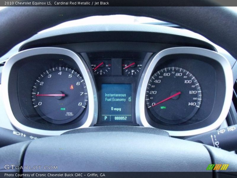 Cardinal Red Metallic / Jet Black 2010 Chevrolet Equinox LS