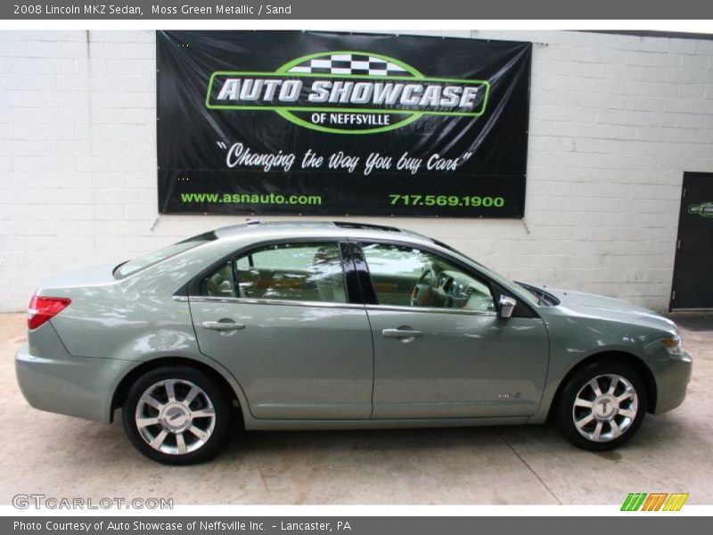 Moss Green Metallic / Sand 2008 Lincoln MKZ Sedan