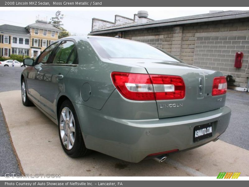 Moss Green Metallic / Sand 2008 Lincoln MKZ Sedan