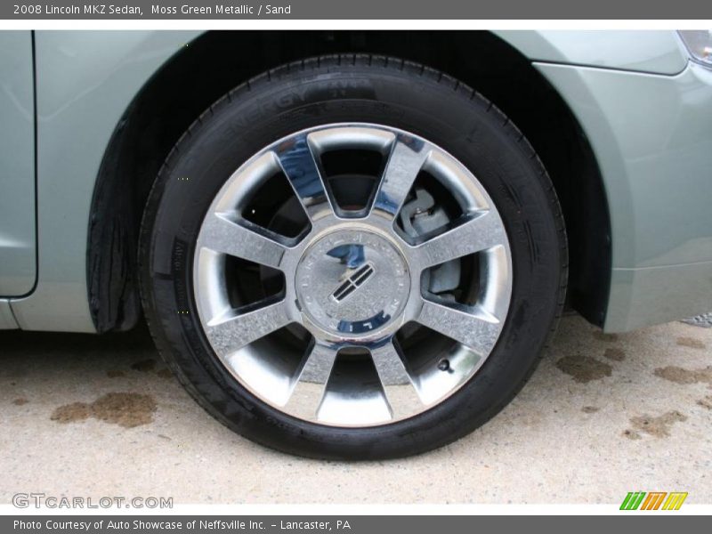 Moss Green Metallic / Sand 2008 Lincoln MKZ Sedan