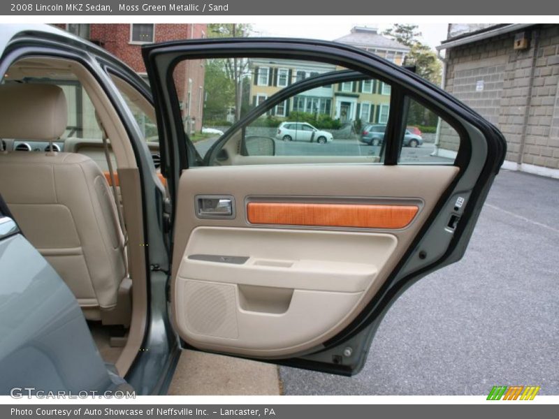 Moss Green Metallic / Sand 2008 Lincoln MKZ Sedan