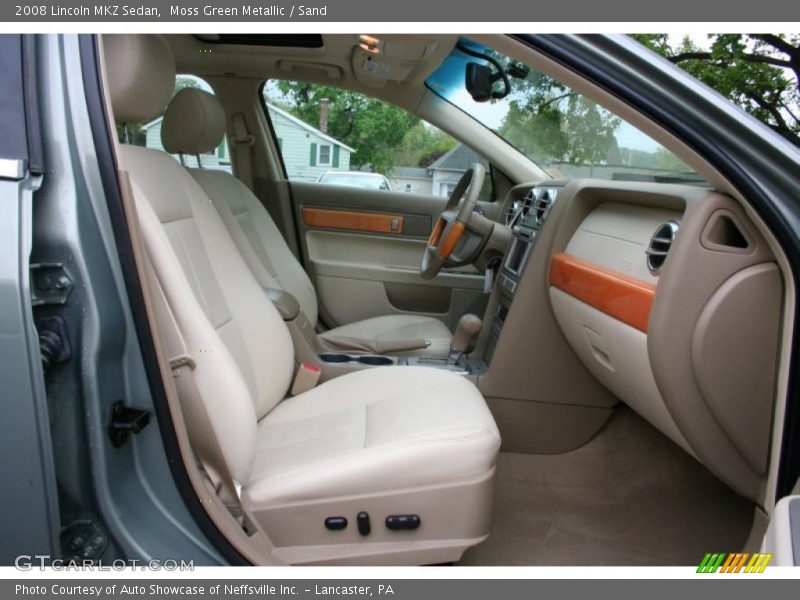Moss Green Metallic / Sand 2008 Lincoln MKZ Sedan
