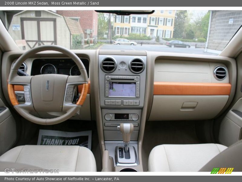 Moss Green Metallic / Sand 2008 Lincoln MKZ Sedan