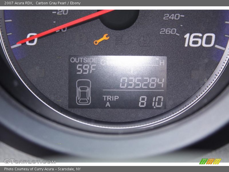 Carbon Gray Pearl / Ebony 2007 Acura RDX