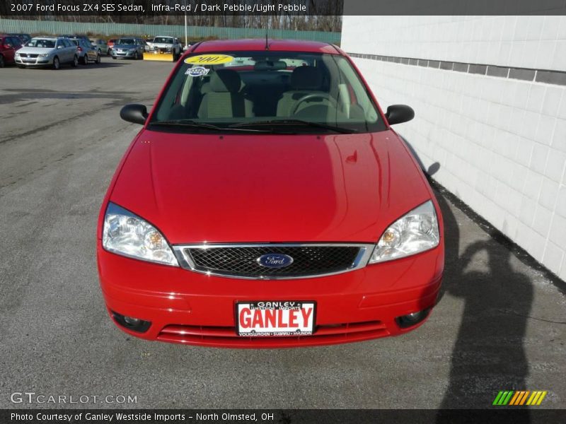 Infra-Red / Dark Pebble/Light Pebble 2007 Ford Focus ZX4 SES Sedan