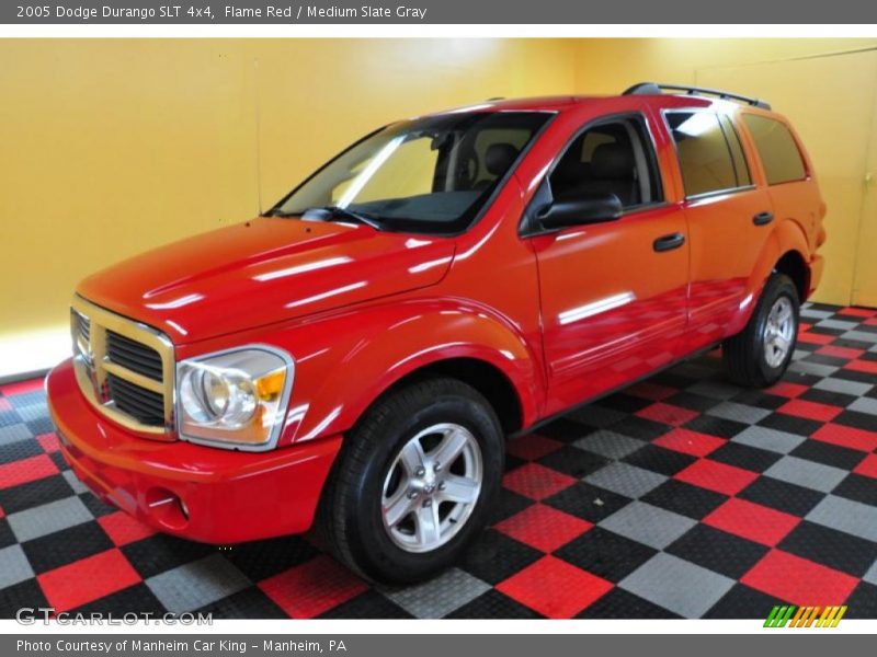 Flame Red / Medium Slate Gray 2005 Dodge Durango SLT 4x4