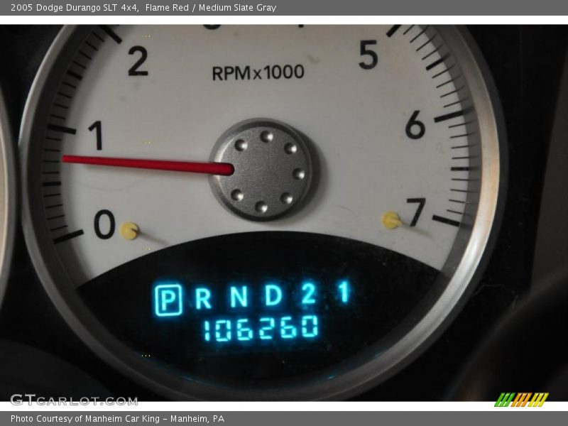 Flame Red / Medium Slate Gray 2005 Dodge Durango SLT 4x4