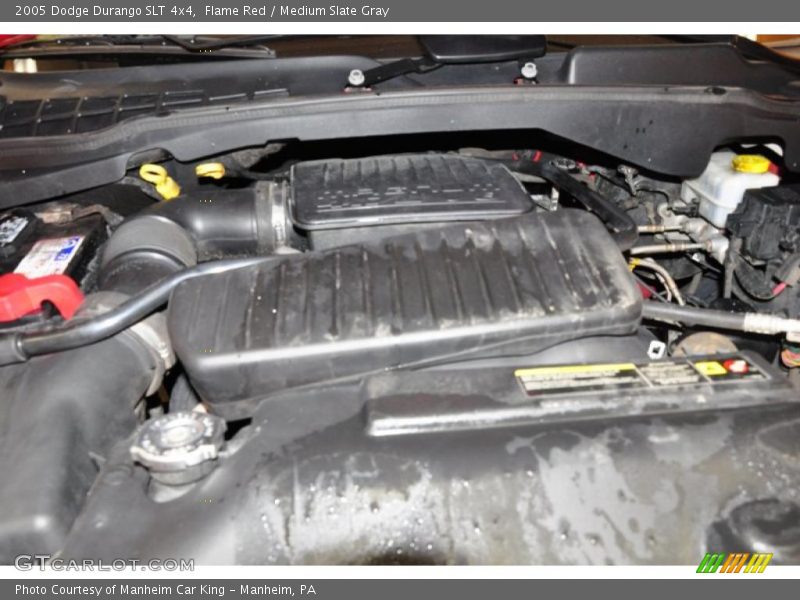 Flame Red / Medium Slate Gray 2005 Dodge Durango SLT 4x4