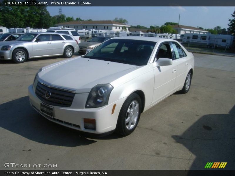 White Diamond / Ebony 2004 Cadillac CTS Sedan