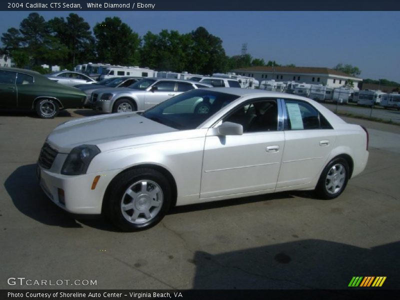 White Diamond / Ebony 2004 Cadillac CTS Sedan