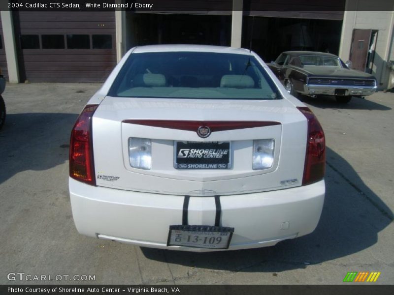 White Diamond / Ebony 2004 Cadillac CTS Sedan