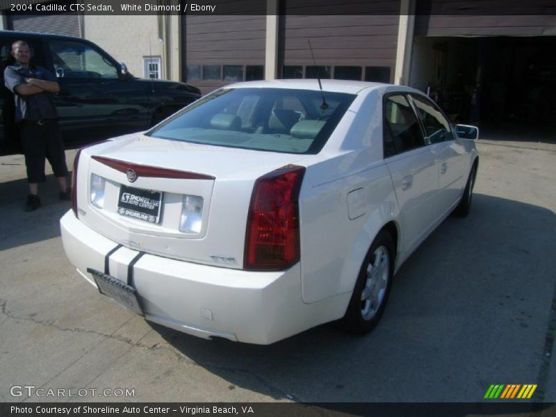 White Diamond / Ebony 2004 Cadillac CTS Sedan