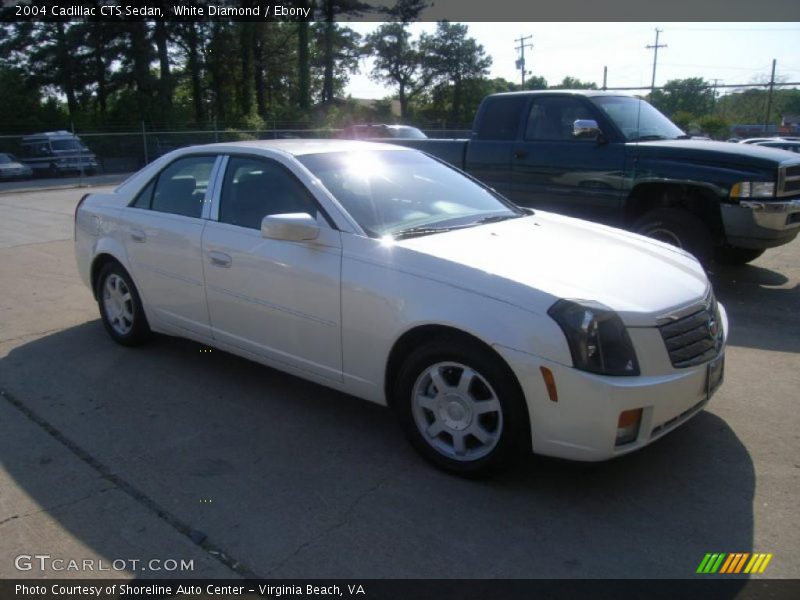 White Diamond / Ebony 2004 Cadillac CTS Sedan