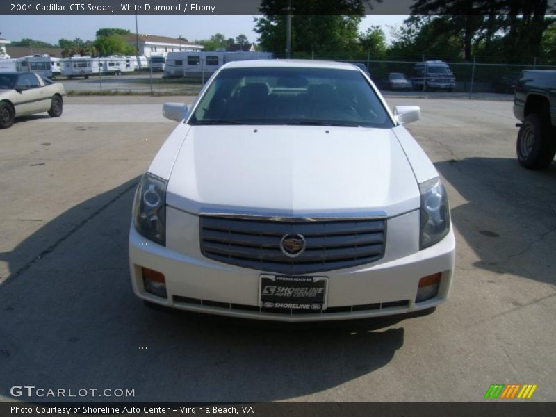 White Diamond / Ebony 2004 Cadillac CTS Sedan